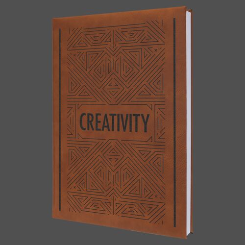 7" x 9 3/4" Leatherette Sketch Book with UnlinedLined Notepad Thumbnail