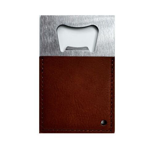 Credit Card Leatherette Bottle Opener  Thumbnail