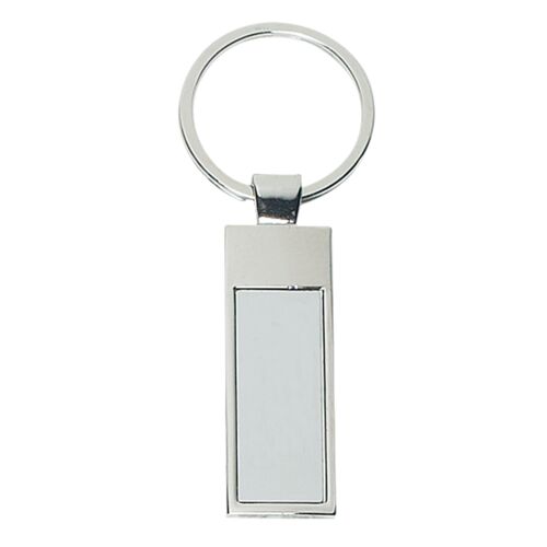 Rectangle Metal Key Tag Thumbnail